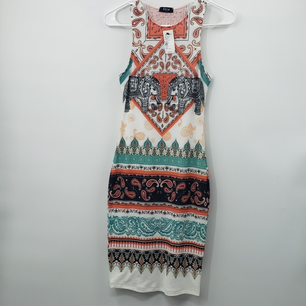 NWT COLORFUL DRESS - Picture 6 of 6